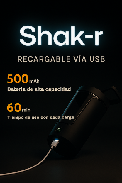Botella Shaker Eléctrica
